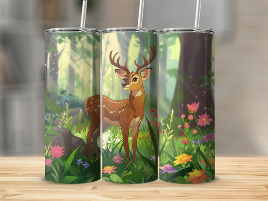 Bambi Like Deer Forest Wildflower Tumbler Nature Charm product type
Deer
Fawn
Forest
Woodland
Nature
Wildlife
Tumbler
Drinkware
Cartoon
Cute
Whimsical
Flowers
Wildflowers
Greenery
Enchanted
Animal
Illustrated
Kids
Gift
Outdoors