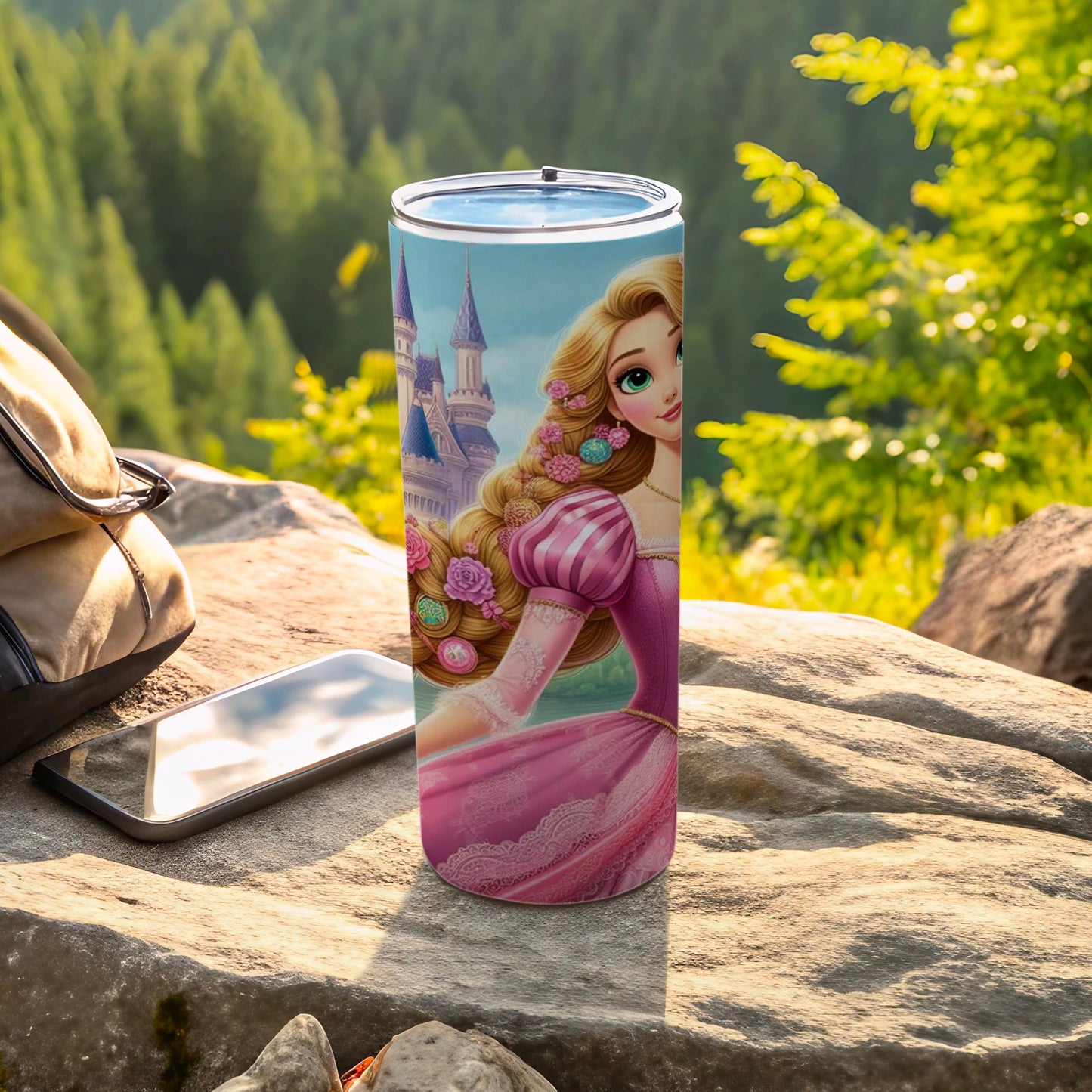 Princess and Castle Design Insulated Tumbler