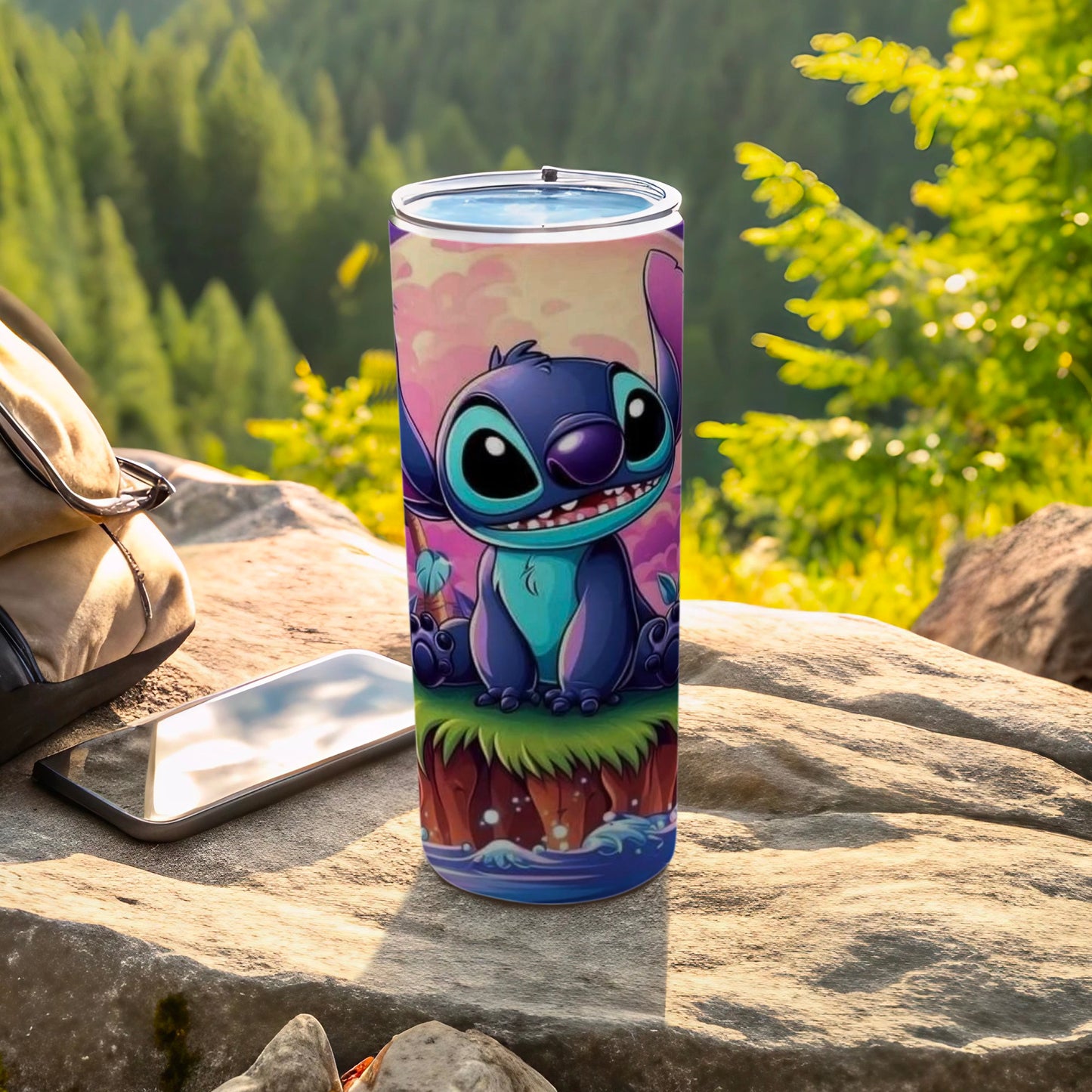Cute Cartoon Alien Character Insulated Tumbler Cup