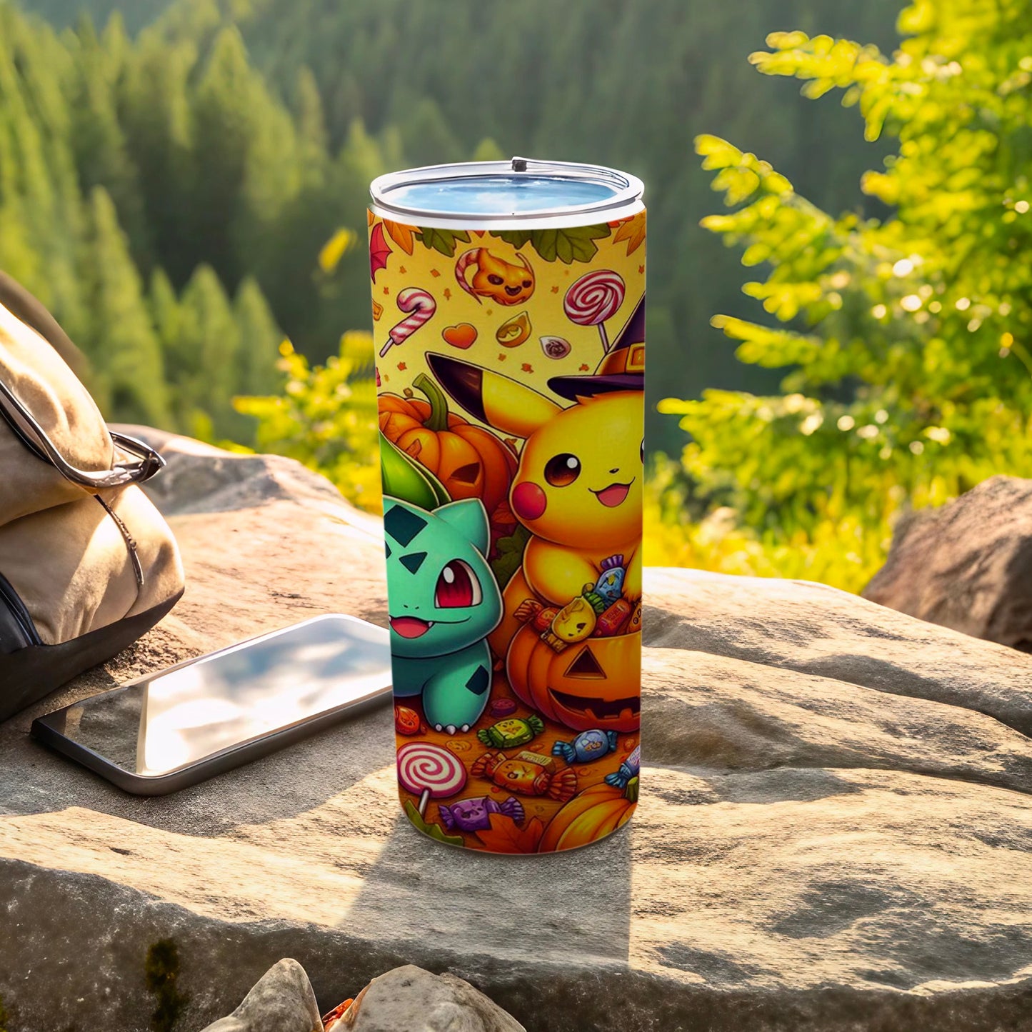 Festive Pokemon Themed Tumbler Stainless Steel Cup