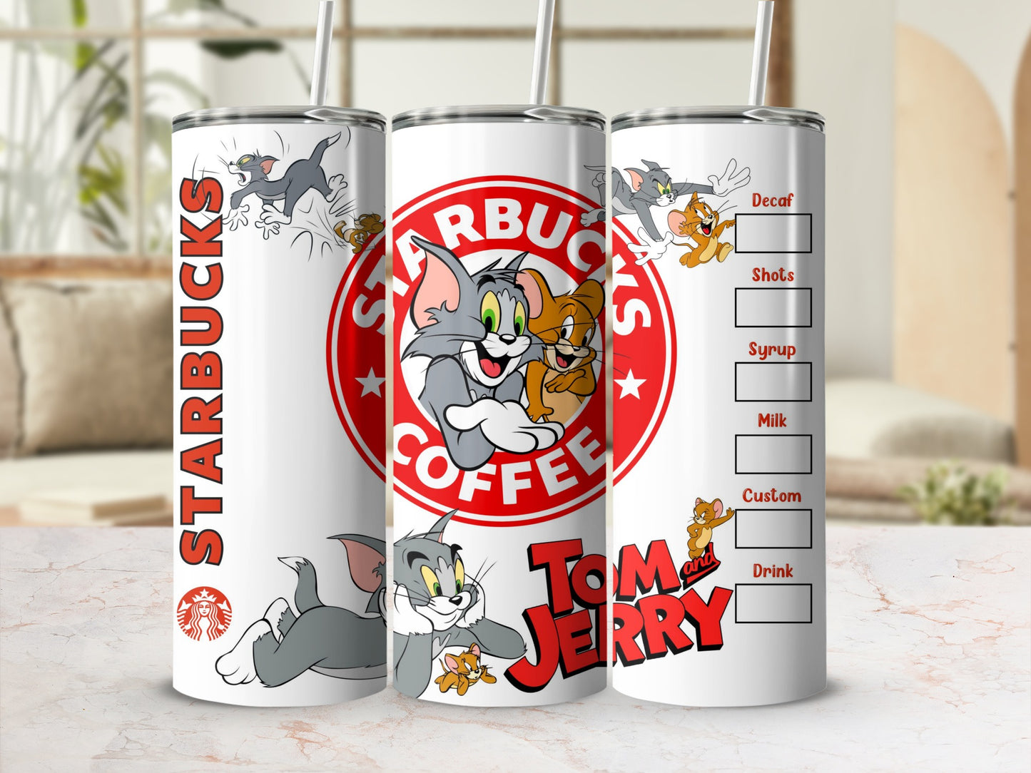 Starbucks Tom and Jerry Custom Insulated Tumbler