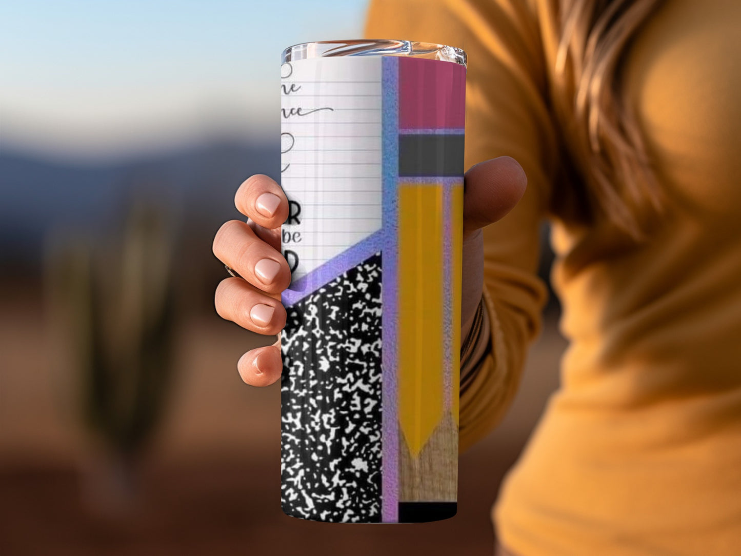 Teacher Can Never Be Erased with Apple Tumblers