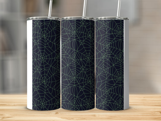 Spooky Spiderweb Design Dark Tumbler product type