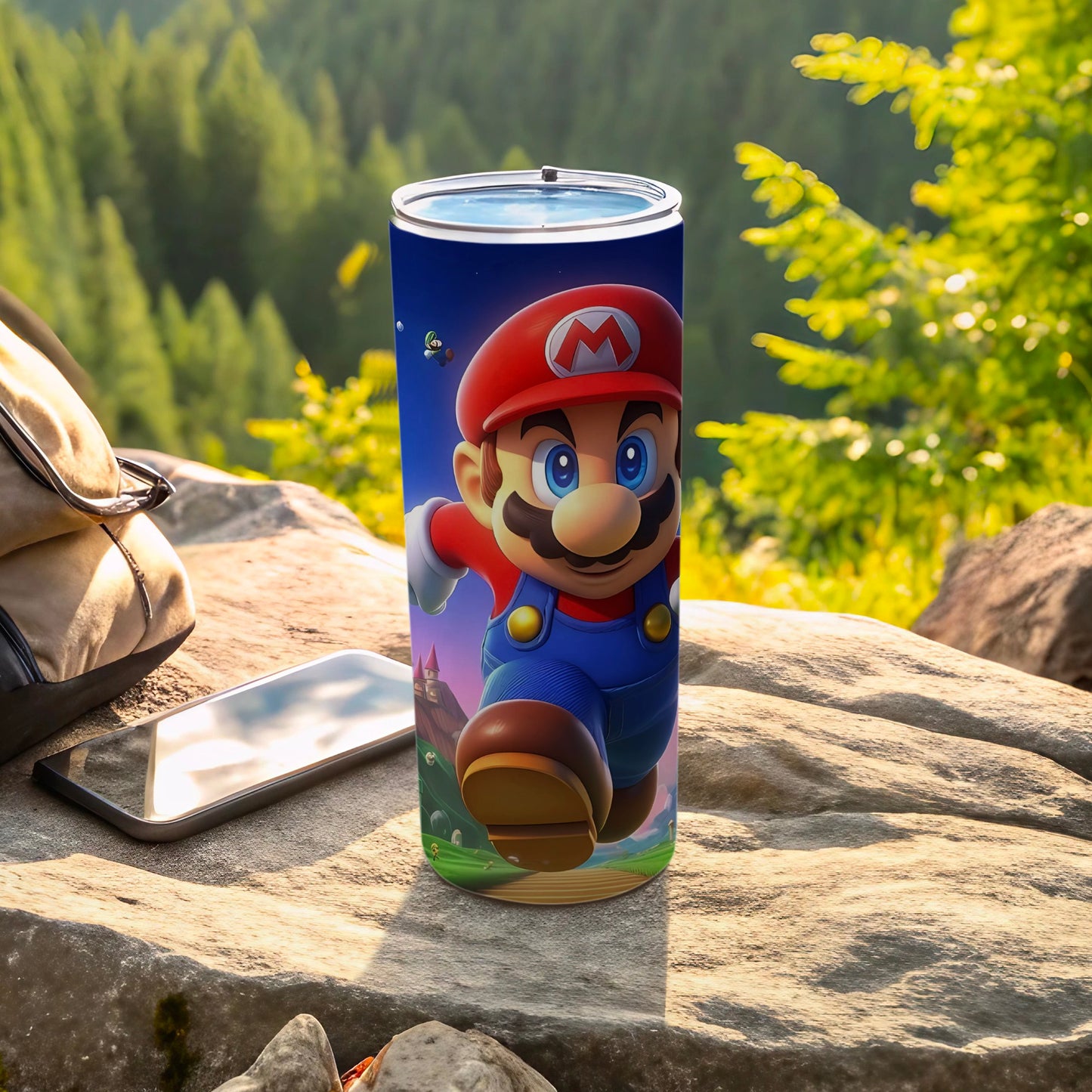 Mario Themed Tumbler for Geeks and Gamers