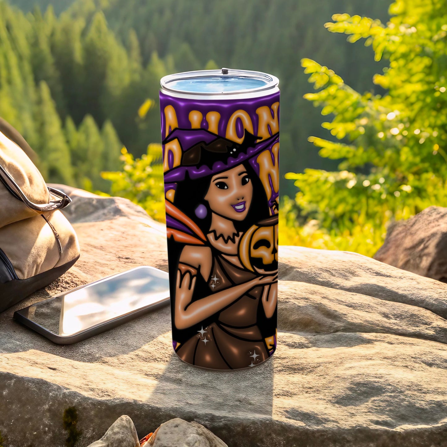 Witch Character Design Insulated Tumbler Travel Mug