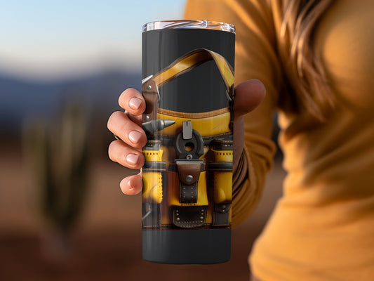 Handyman Tool Belt Design Insulated Tumbler Cup