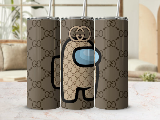 Among Us Gucci Style Stainless Steel Tumbler Cup