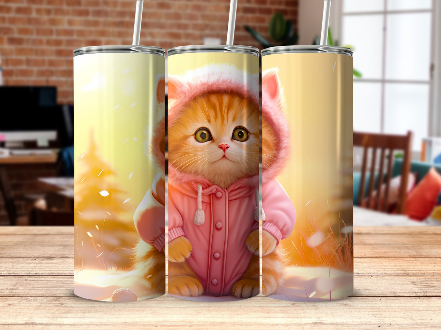 Playful Ginger Kitten Pink Winter Attire Golden Glow product type
Kitten, Cat, Ginger Cat, Orange Cat, Cute Cat, Pink Coat, Hooded Kitty, Winter Design, Animal Lover, Pet Feline, Adorable Pet, Cartoon Kitty, Illustration, Gift Idea, Feline Art, Sweet Kitten, Golden Glow, Cozy Cat, Fantasy Cat, Pet Portrait