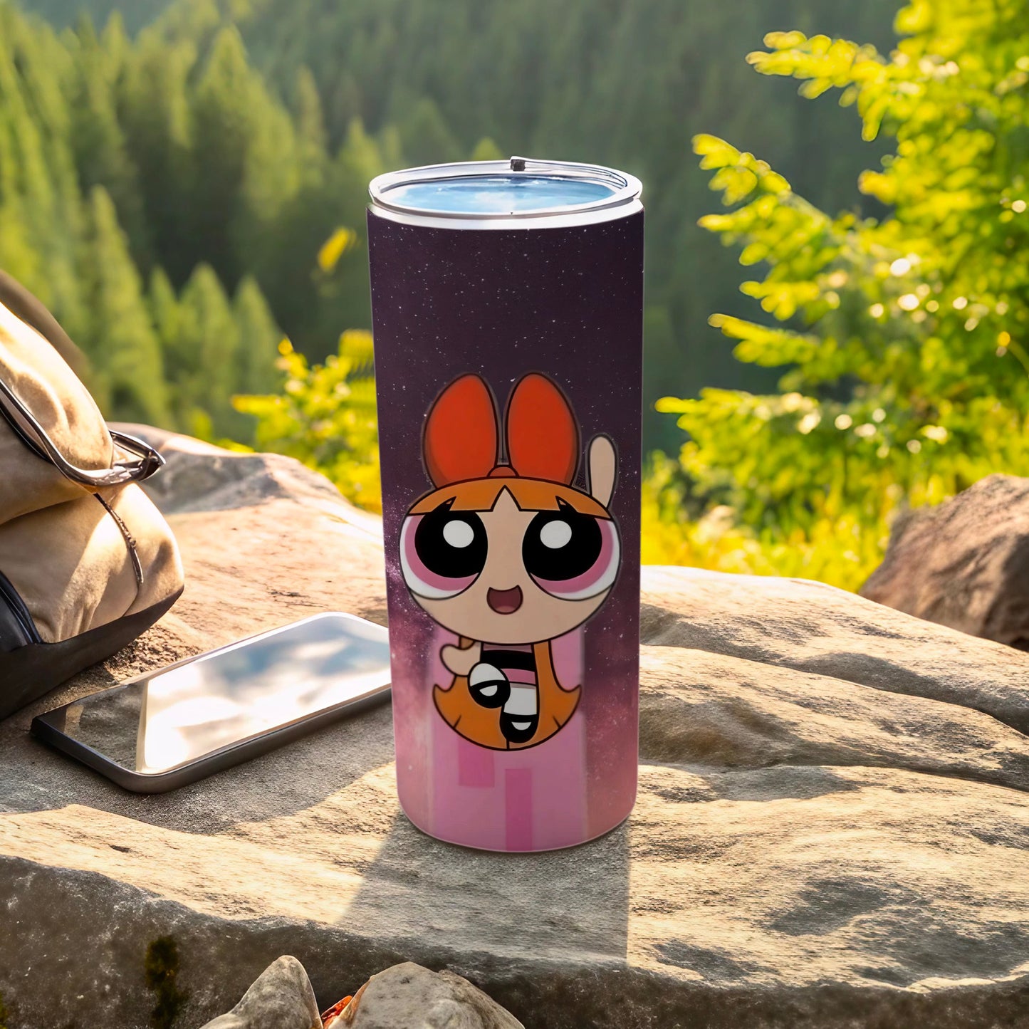 Animated Character Travel Tumbler for Outdoor Adventures