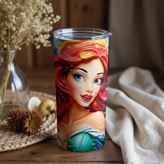 Vibrant Mermaid Art Insulated Drinkware for All Ages