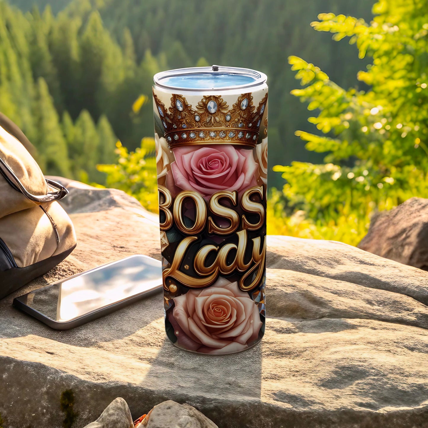 Boss Lady Insulated Travel Tumbler for Women 20oz Cup