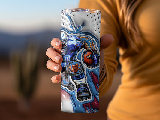 Tennessee Titans Football Action Scene 3D Effect Tumblers
