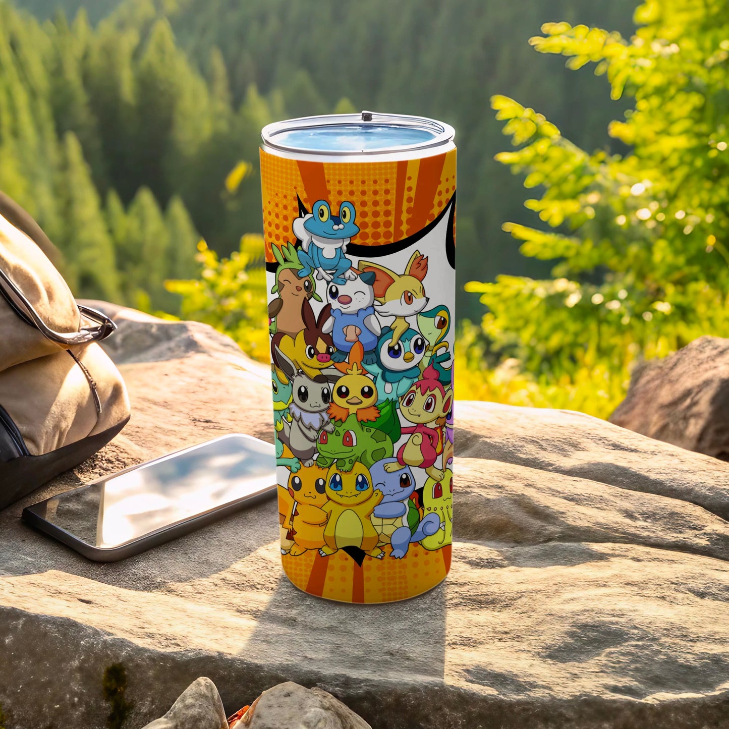 Colorful Cartoon Characters Insulated Drink Tumbler