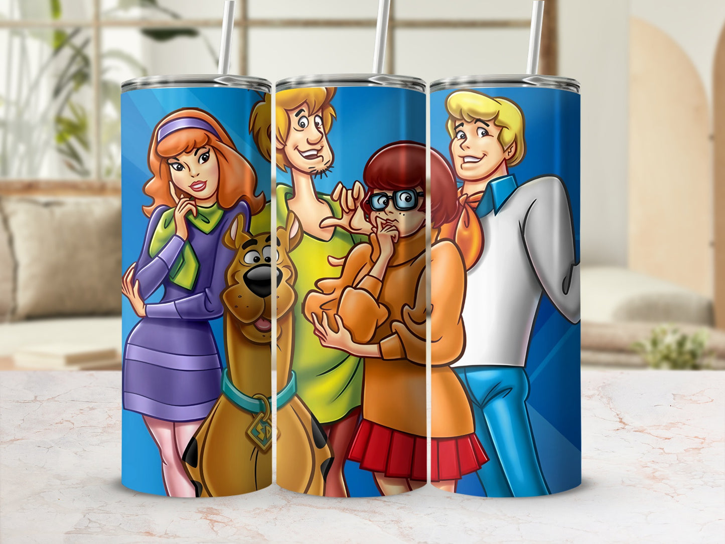 Scooby-Doo Cartoon Character Insulated Drink Tumblers