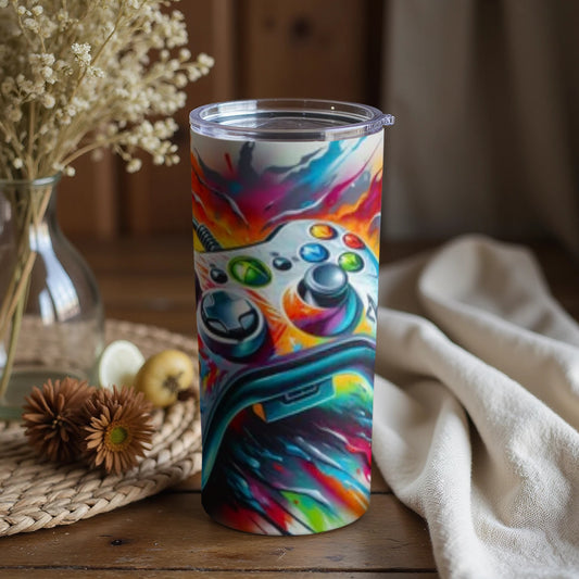 Colorful Gaming Controller Design Tumbler