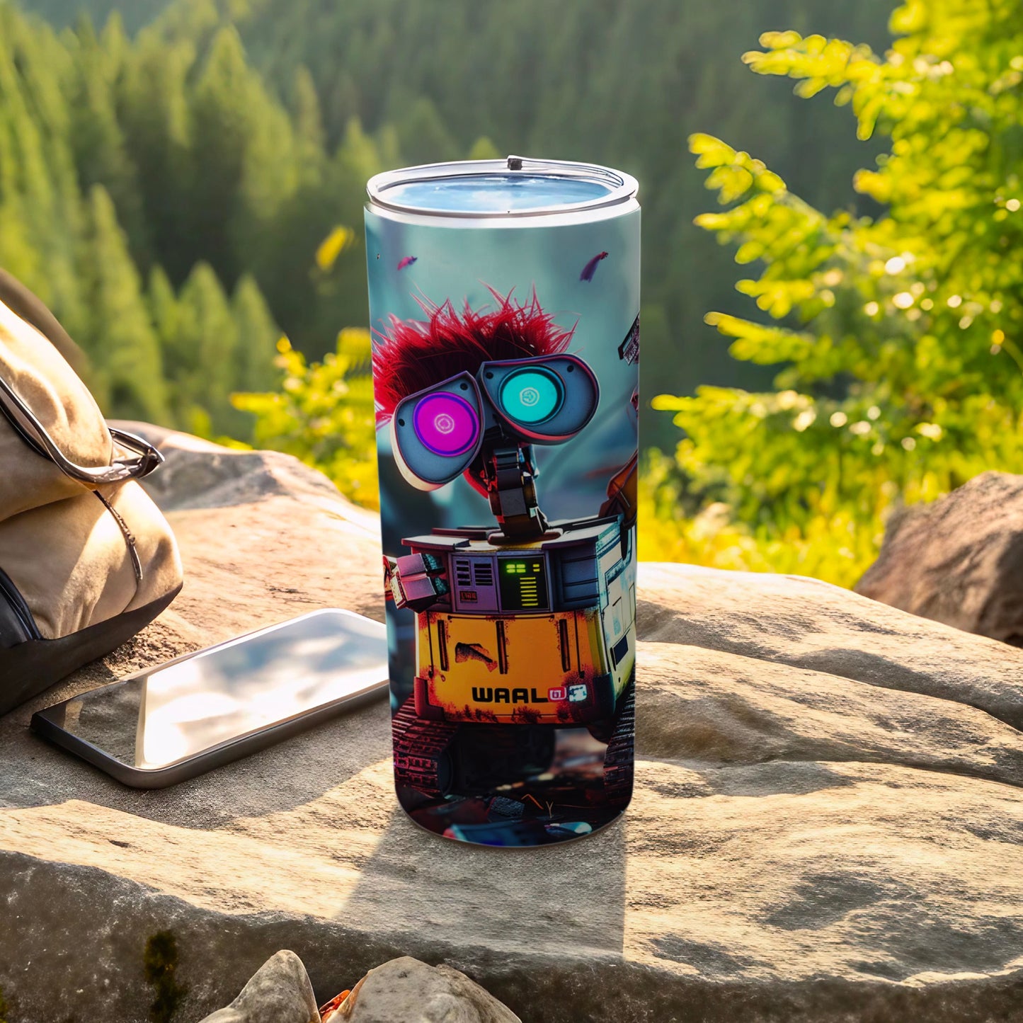 Wall-E Inspired Colorful Tumbler For Adventure Lovers