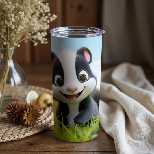 Cute Cartoon Skunk Tumbler For Everyday Use