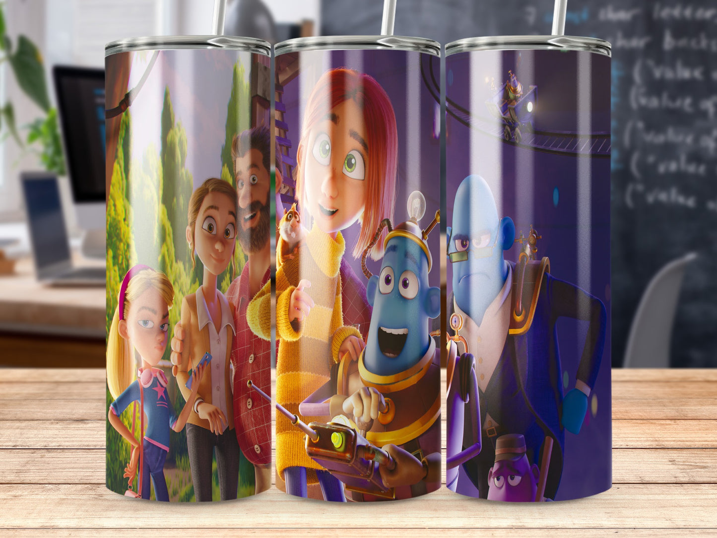 Animated Movie Characters and Families Tumblers