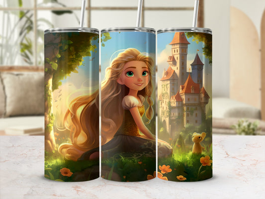 Enchanting Princess and Castle Insulated Tumbler