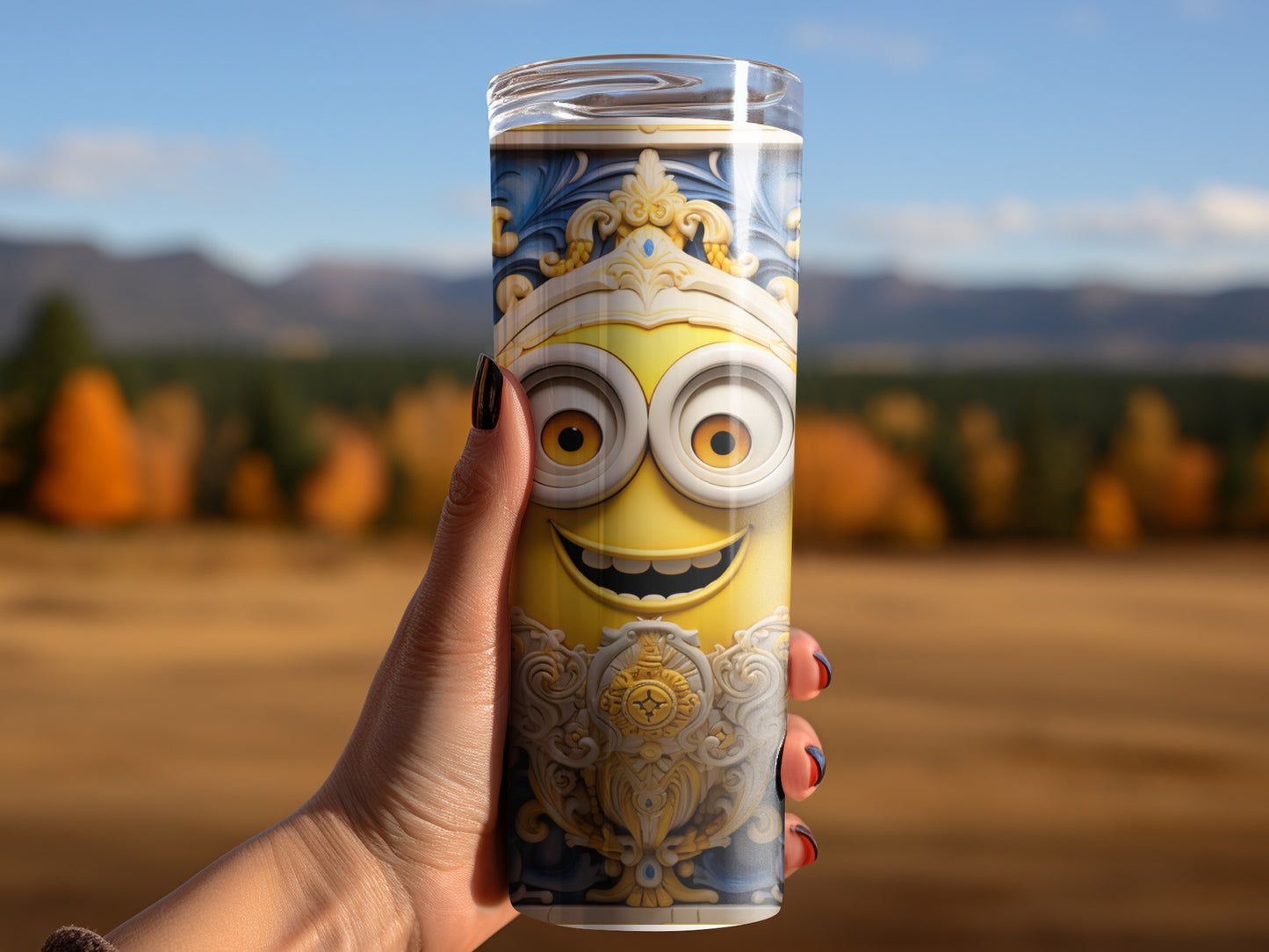 Funny Cartoon Character Inspired Tall Drinkware