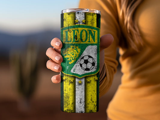 Leon FC Soccer Club Emblem Travel Tumbler