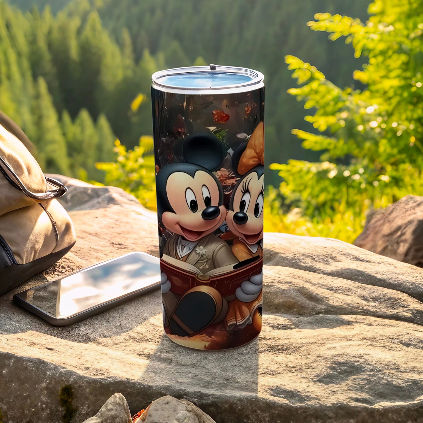 Cartoon Character Insulated Travel Mug for Coffee and Tea