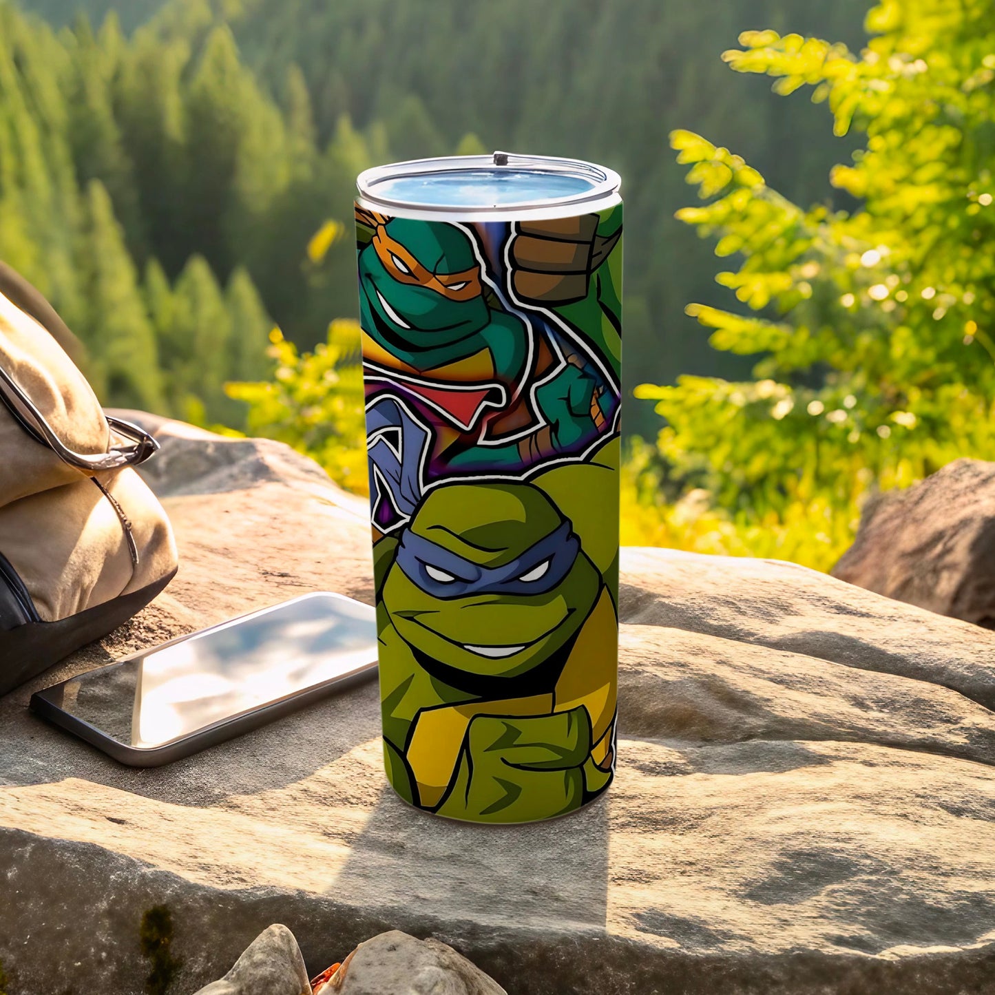 Colorful Ninja Turtle Adventure Insulated Tumbler