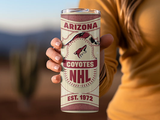Arizona Coyotes NHL Established in 1972 Unique Style Tumbler