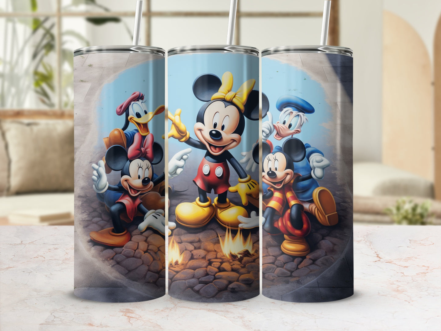 Colorful Graphic Disney Characters Tumbler Product