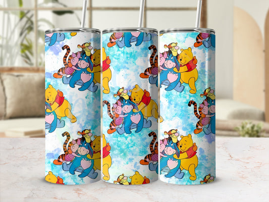 Colorful Cartoon Character Design Insulated Tumbler