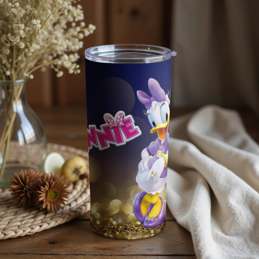 Minnie and Daisy Cartoon Character Tumbler