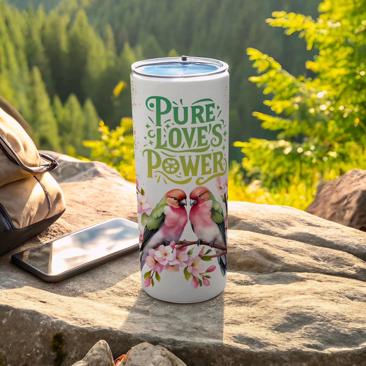 Pure Love's Power Double-Walled Insulated Tumbler