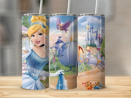 Cinderella Fairytale Castle Stainless Tumbler Product