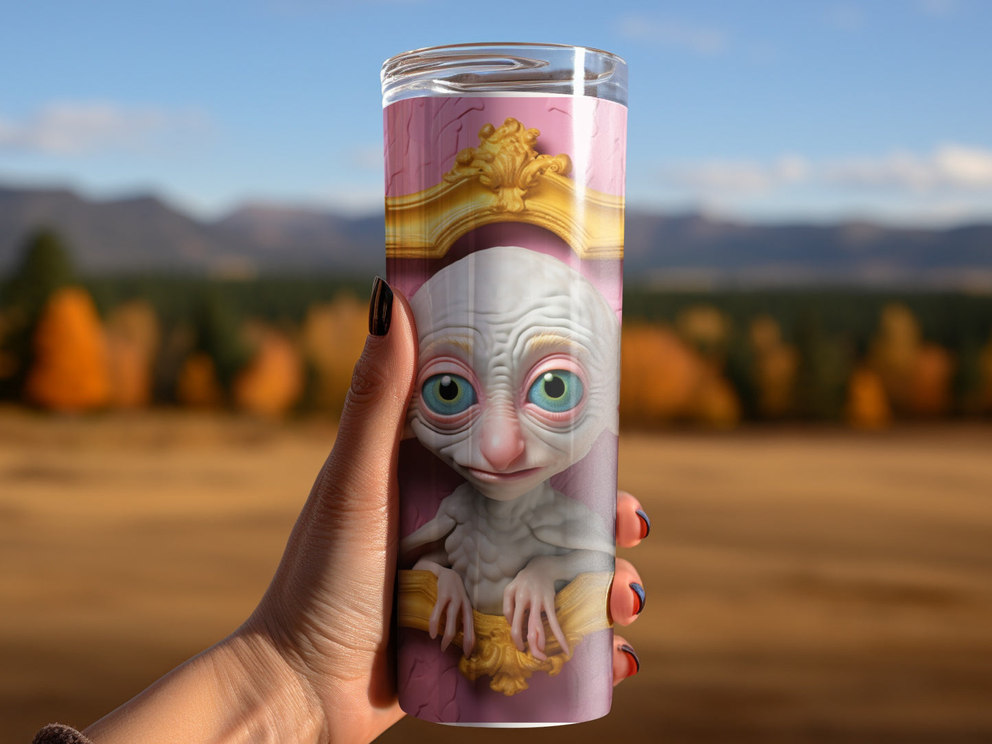 Cute Quirky Character Tall Tumbler for Unique Drinkware