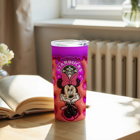 Stylish Starbucks Tumbler with Minnie Mouse Design