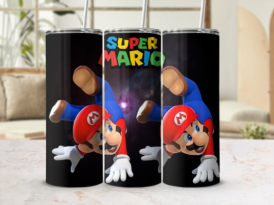 Super Mario Tumbler Cup With Straw 20oz