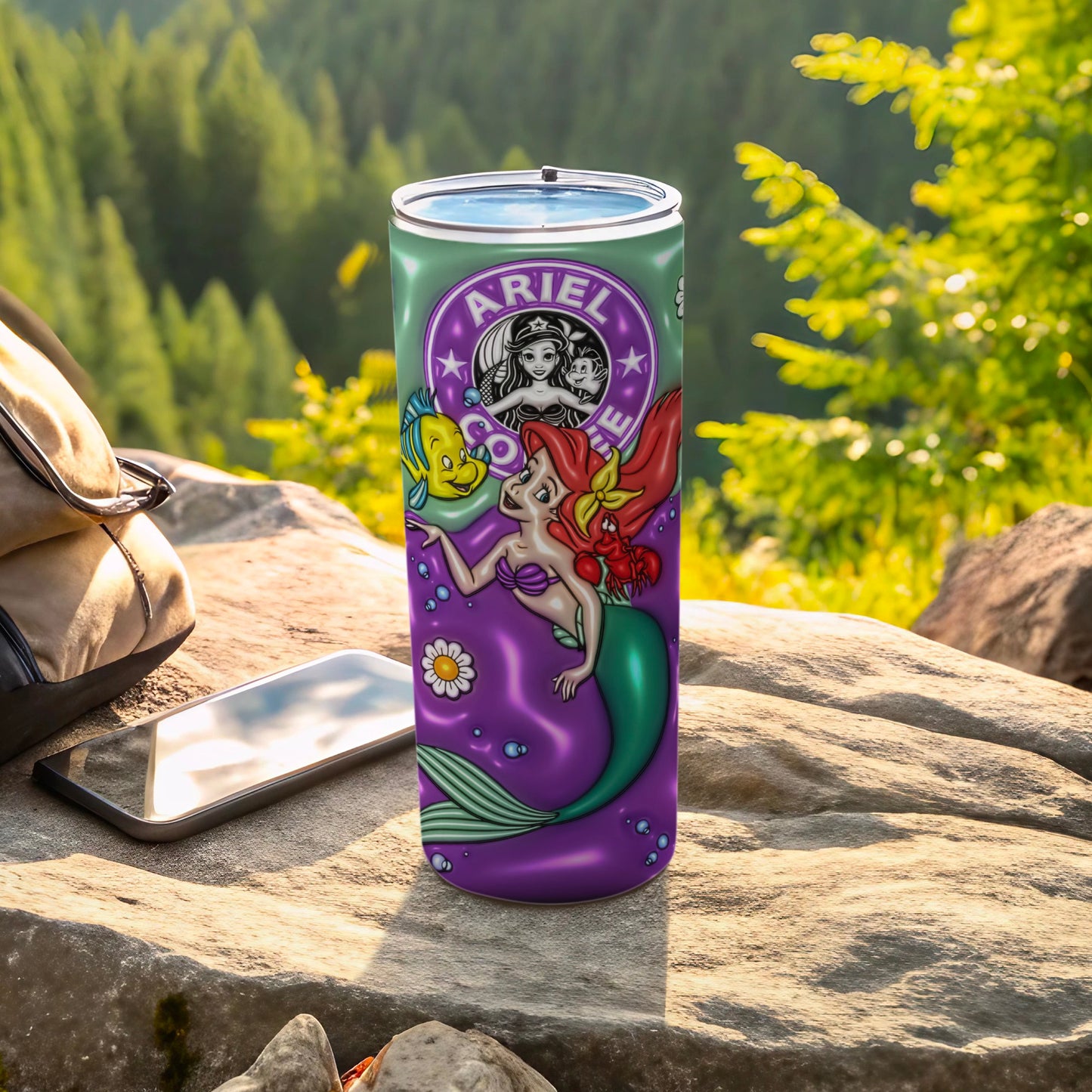 Ariel Coffee Design Tumbler for Fans Travel Mug