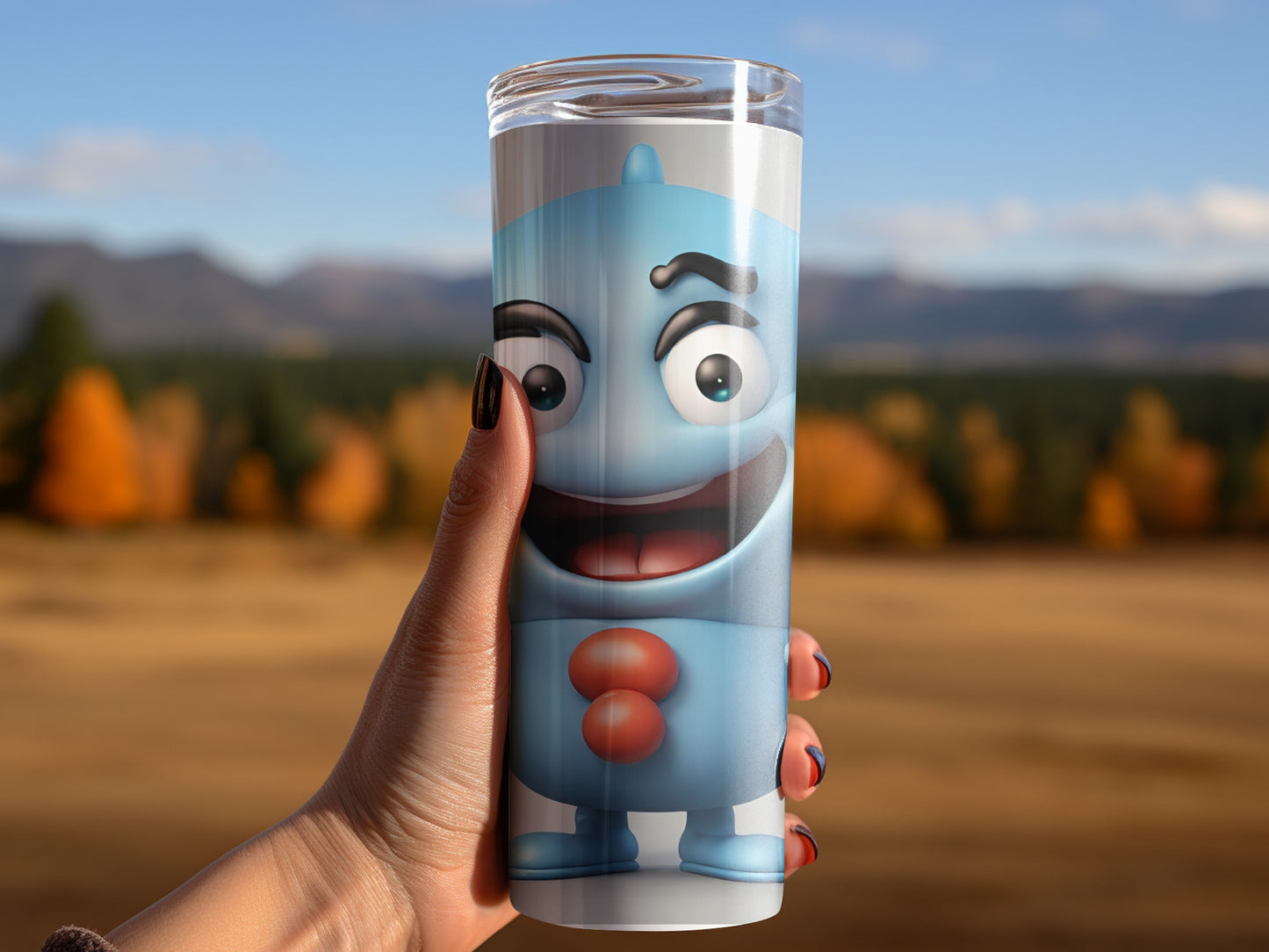 Animated Character Drinking Tumbler for Hot and Cold Beverages