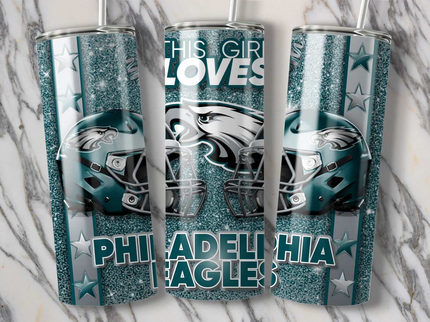This Girl Loves Philadelphia Eagles NFL Football Tumblers