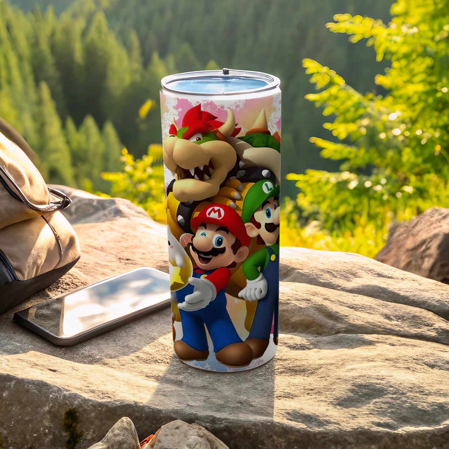 Colorful Adventure Tumbler Featuring Beloved Characters