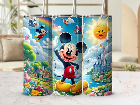 Colorful Mickey Mouse and Friends Tumbler Set