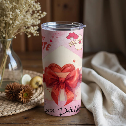 Cute Romantic Gift Tumbler for Lover Date Night