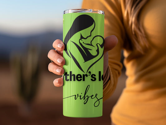 Mother's Love Vibes Graphic Insulated Tumbler Cup