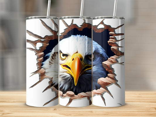 Majestic Eagle Head Ripping Effect product type
Eagle Tumbler
Bald Eagle
Wildlife Art
Animal Design
Bird Artwork
Patriotic Gift
USA Eagle
Unique Tumbler
Ripped Effect
Cracked Pattern
Tumbler Gift
Drinkware
Insulated Cup
Travel Tumbler
Nature Lover
Eagle Lover
Majestic Bird
Powerful Print
Artistic Design
Custom Tumbler