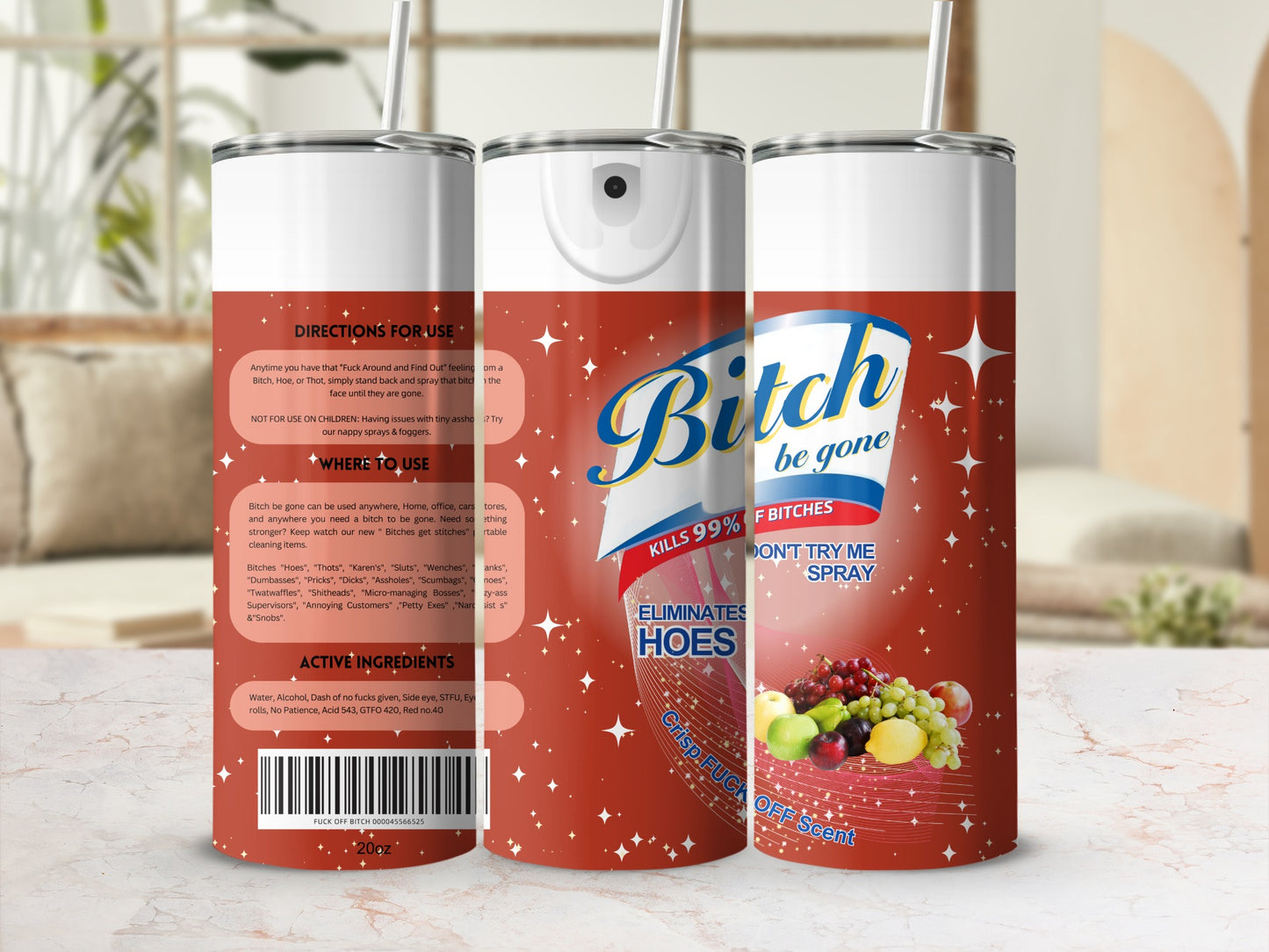 Bitch Be Gone Spray Eliminates 99 Percent of Bitches