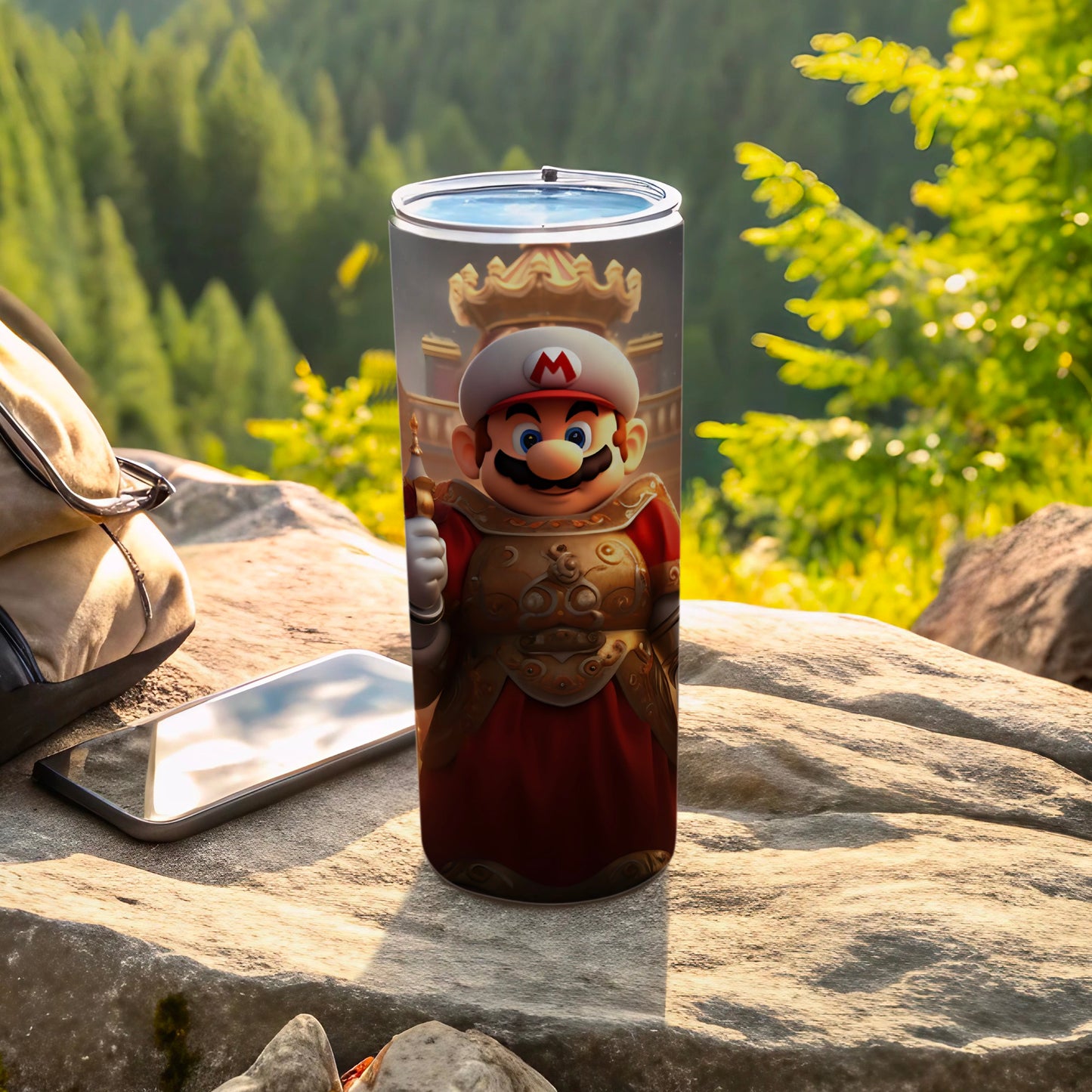 Royal Mario Travel Tumbler for Outdoor Adventures