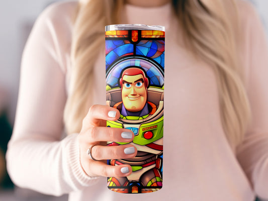 Buzz Lightyear Themed Insulated Tumbler Cup Design