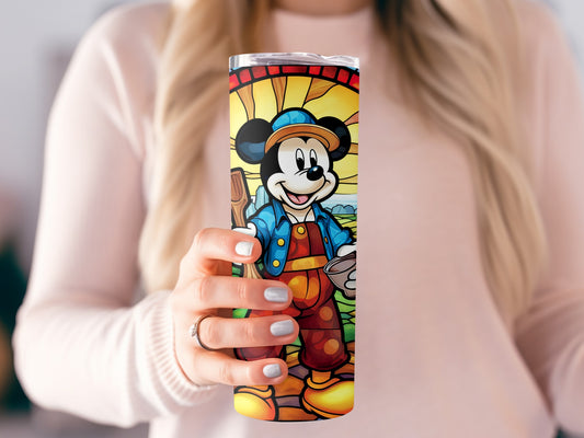 Mickey Mouse Colorful Cartoon Design Tumbler Cup