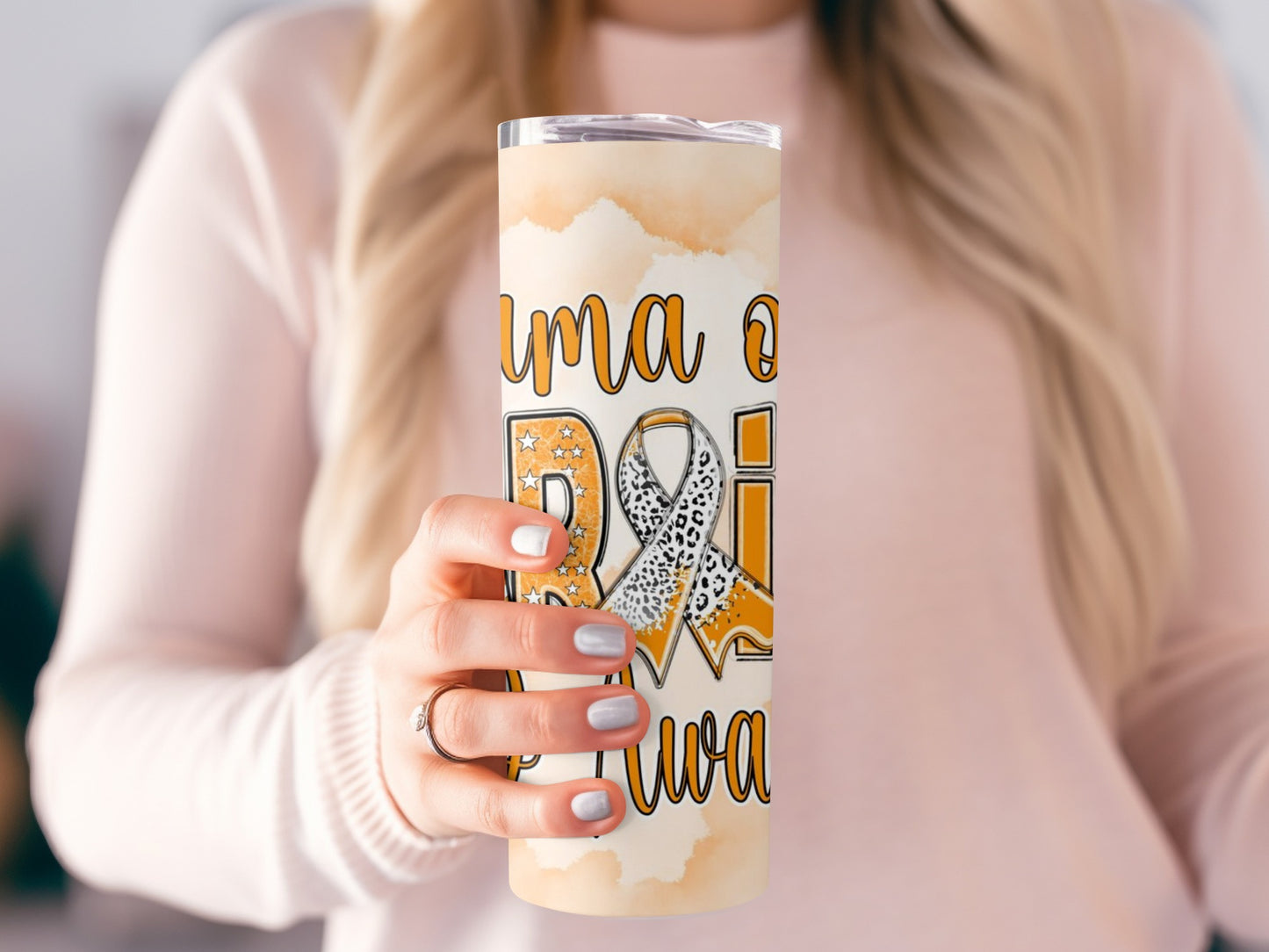 Mama of a Brain Cancer Warrior Tumbler