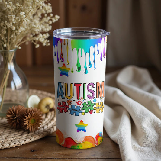 Autism Awareness Colorful Tumbler for a Cause